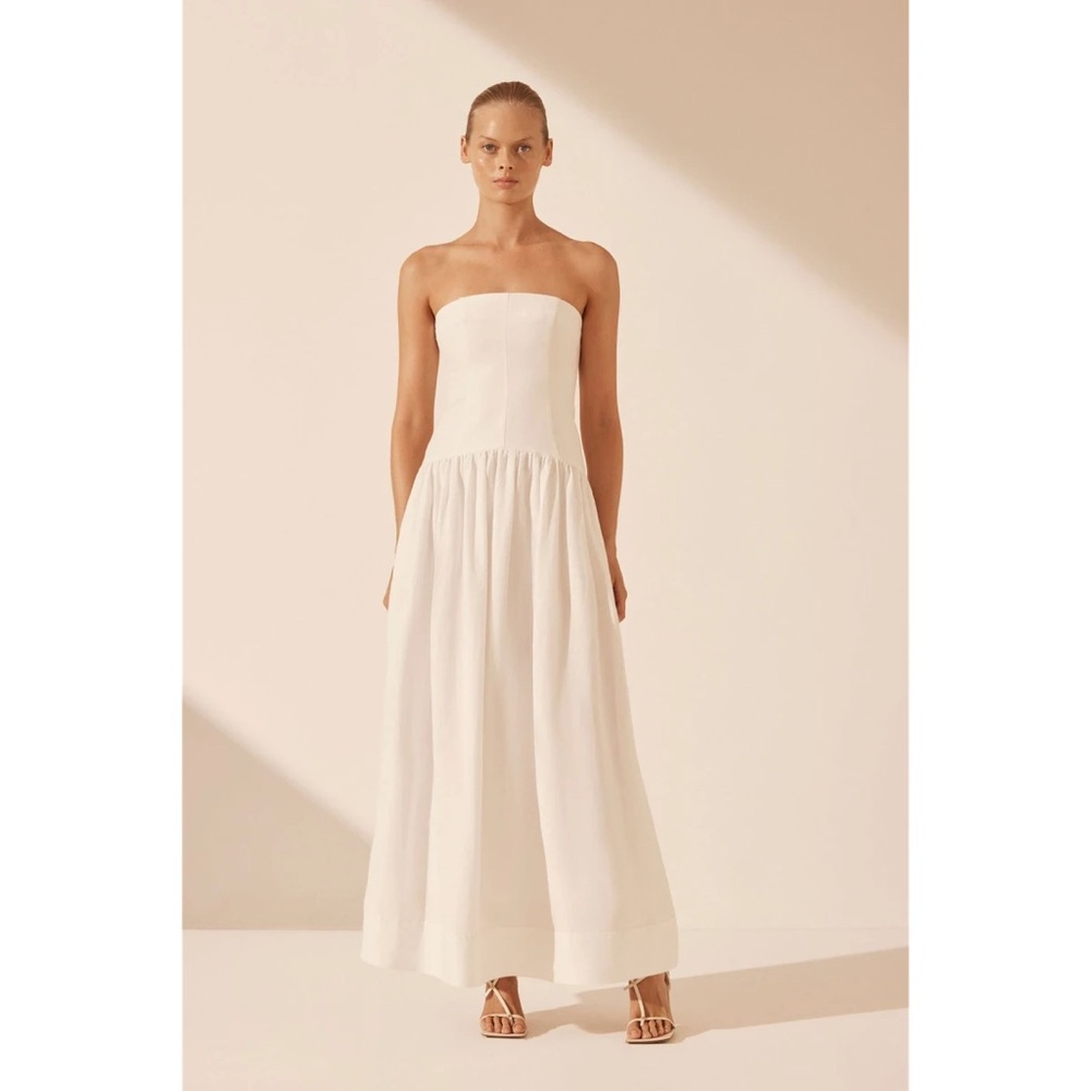 NWT Shona Joy Blanc Dress
